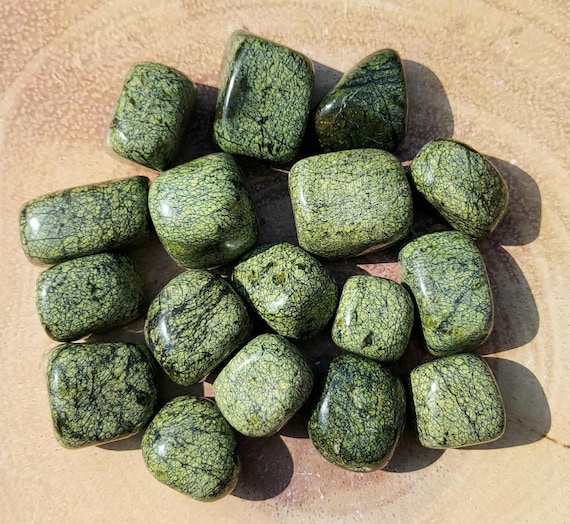 Serpentine Tumbled Stone 20-30mm, Premium Quality 'a' Grade, Uk Seller