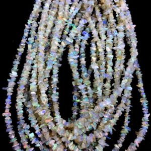 1 Strand Loose Gemstone Beads Neerupam Collection 2 mm Natural Blue Shaded Opal Faceted rondelle semi Precious Gemstone Loose Beads for Jewelry Making Bracelet Necklace Earring