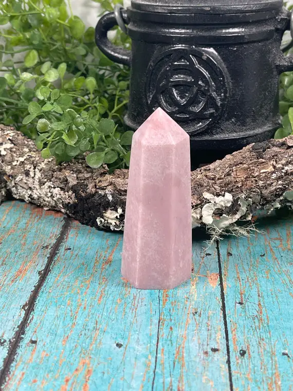 Pink Opal Point - Reiki Charged - Powerful Energy - Nurturing - Compassionate - Peace & Tranquility - Increase Self-confidence #1