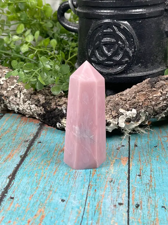 Pink Opal Point - Reiki Charged - Powerful Energy - Nurturing - Compassionate - Peace & Tranquility - Increase Self-confidence #3