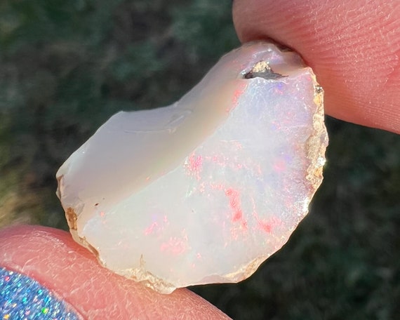 Rough Ethiopian Welo Opal With Rainbow Fire, Large Raw Opal, For Jewelry, Birthday Gift For Mom, Witchy Gift For Her, Wife #251