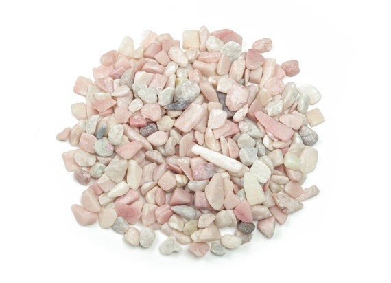Pink Opal Chips – Gemstone Chips – Crystal Semi Tumbled Chips - Bulk Crystal - 7-15mm  - Cp1032