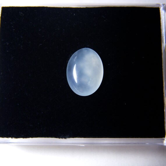 Oval 8.15ct. Ice Jade Cabochon Natural Loose Gem For A Ring Or Pendant