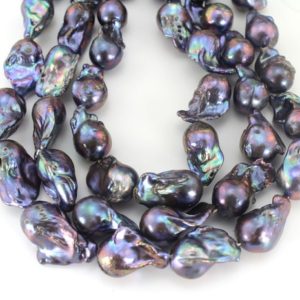 AA+ High luster Peacock Black Baroque Pearl Beads,Long Teadrop Freshwater Pearl Beads,Fireball Flame Baroque Pearls,Wedding Pearls-15 inches | Natural genuine other-shape Pearl beads for beading and jewelry making.  #jewelry #beads #beadedjewelry #diyjewelry #jewelrymaking #beadstore #beading #affiliate #ad