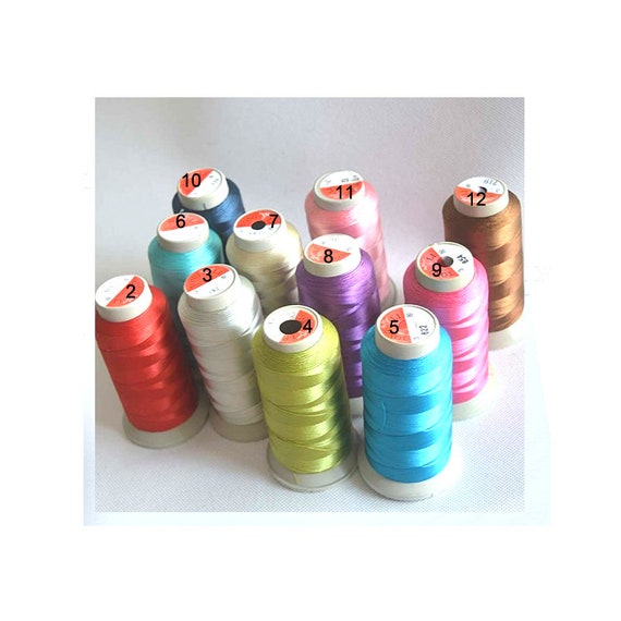 Pearl Thread, Knotting Cord, Beading Thread, White, Cotton Cord, Non Waxed Cord, Nylon Cord,  500 Meters(545 Yards), Twist 3