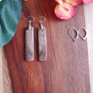Shop Petrified Wood Earrings! Fossilized wood earrings. Long wood earrings. Petrified wood | Natural genuine Petrified Wood earrings. Buy crystal jewelry, handmade handcrafted artisan jewelry for women.  Unique handmade gift ideas. #jewelry #beadedearrings #beadedjewelry #gift #shopping #handmadejewelry #fashion #style #product #earrings #affiliate #ad