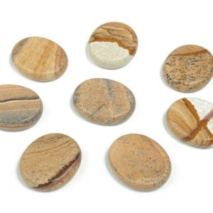 Shop Picture Jasper Shapes! Picture Jasper Flat Disk – Slab Natural Stone – Flat Stone – Worry Stone – Healing Crystals – 30x25x7 – FL1035 | Natural genuine stones & crystals in various shapes & sizes. Buy raw cut, tumbled, or polished gemstones for making jewelry or crystal healing energy vibration raising reiki stones. #crystals #gemstones #crystalhealing #crystalsandgemstones #energyhealing #affiliate #ad