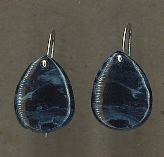 Pietersite And Sterling Silver Earrings Handmade By Chris Hay