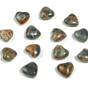 Shop Pietersite Stones & Crystals! Pietersite Heart Gemstone – Natural Pietersite Gemstone – Puff Love Heart Crystal – Healing Reiki Stones – 15x15x9mm – HE1073 | Natural genuine stones & crystals in various shapes & sizes. Buy raw cut, tumbled, or polished gemstones for making jewelry or crystal healing energy vibration raising reiki stones. #crystals #gemstones #crystalhealing #crystalsandgemstones #energyhealing #affiliate #ad