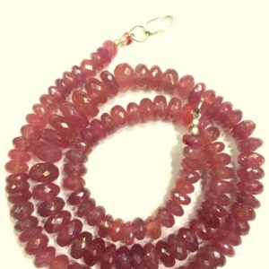 Shop Pink Sapphire Beads! BEST QUALITY~~Natural Pink Sapphire Gemstone Beads~~Sapphire Faceted Rondelle Beads Jewelry Making Beads~~7-8.MM Wholesale Sapphire Beads | Natural genuine faceted Pink Sapphire beads for beading and jewelry making.  #jewelry #beads #beadedjewelry #diyjewelry #jewelrymaking #beadstore #beading #affiliate #ad