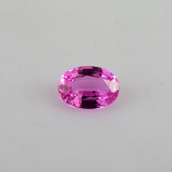 Pink Sapphire 7x5mm Oval 0.86 Carat Natural Genuine Precious Loose Gemstone For Pink Sapphire Ring - Sapphire Birthstone - Vs Quality