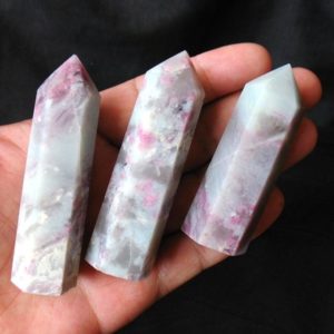 Shop Pink Tourmaline Points & Wands! Tourmaline Tower Pink Tourmaline Crystal Tower Obelisk Gemstone Obelisk Point Wand For Desk Decor Gifts Healing Crystal | Natural genuine stones & crystals in various shapes & sizes. Buy raw cut, tumbled, or polished gemstones for making jewelry or crystal healing energy vibration raising reiki stones. #crystals #gemstones #crystalhealing #crystalsandgemstones #energyhealing #affiliate #ad