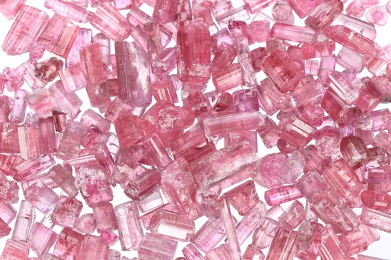 Quality Raw Pink Tourmaline Pieces, Rough Pink Tourmaline, Tourmaline Crystal, Raw Pink Crystal, Healing Crystal, Ptscoop005