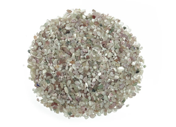 Plum Blossom Tourmaline Chips – Gemstone Chips – Crystal Semi Tumbled Chips - Bulk Crystal - 2-6mm - Cp1135