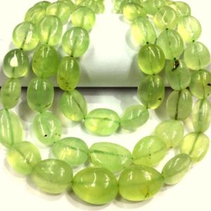Shop Prehnite Chip & Nugget Beads! Top Quality~~Natural Prehnite Nuggets Beads Smooth Polished Nuggets Shape Beads Prehnite Green Gemstone Beads 1 Strand Wholesale Shop. | Natural genuine chip Prehnite beads for beading and jewelry making.  #jewelry #beads #beadedjewelry #diyjewelry #jewelrymaking #beadstore #beading #affiliate #ad