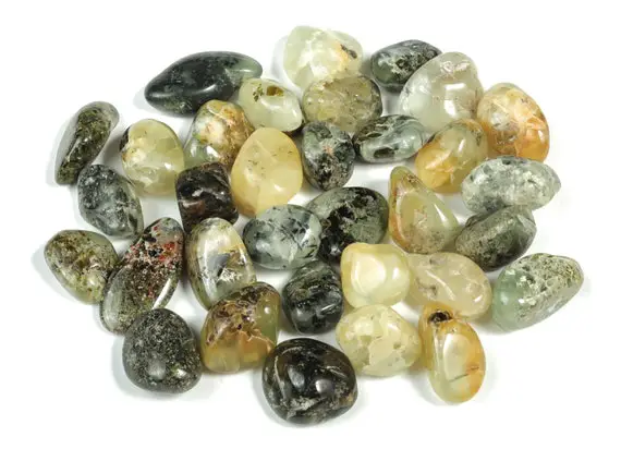 Prehnite Tumbled Stone - Natural Gemstone – Loose Gemstone – Tumbled Stones - Tu1003