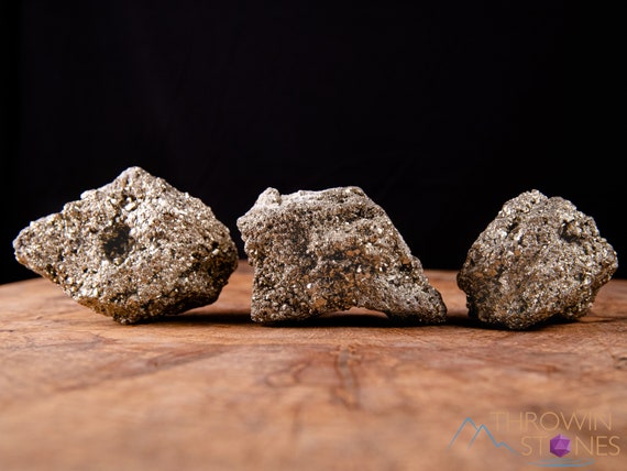 Raw Pyrite Crystal Cluster - Extra Large Crystals, Metaphysical, Home Decor, Raw Crystals And Stones, E1889