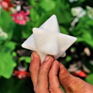 Large 65MM White Quartz Energy Healing Power Charged Merkaba Star Tetrahedron | Natural genuine stones & crystals in various shapes & sizes. Buy raw cut, tumbled, or polished gemstones for making jewelry or crystal healing energy vibration raising reiki stones. #crystals #gemstones #crystalhealing #crystalsandgemstones #energyhealing #affiliate #ad
