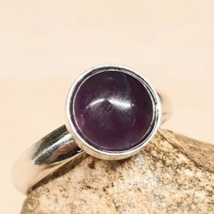 Shop Fluorite Rings! Minimalist Rainbow Fluorite Ring. Adjustable 925 sterling silver rings for women. Crystal Reiki jewelry uk. Stackable stacking rings. | Natural genuine Fluorite rings, simple unique handcrafted gemstone rings. #rings #jewelry #shopping #gift #handmade #fashion #style #affiliate #ad
