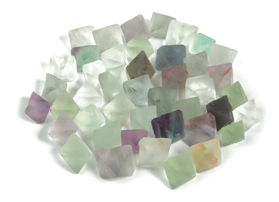 Rainbow Fluorite Octahedron - Fluorite Octahedron Tumbled - Fluorite Crystal –octahedron Shaped Crystal Stone - Tu1008 Rainbow Fluorite Octahedron - Fluorite Octahedron Tumbled - Fluorite Crystal –octahedron Shaped Crystal Stone - Tu1008