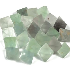 Shop Tumbled Fluorite Crystals & Pocket Stones! Rainbow Fluorite Octahedron – Fluorite Octahedron Tumbled – Fluorite Crystal –Octahedron Shaped Crystal Stone – 0.5-0.7inch – TU1009 | Natural genuine stones & crystals in various shapes & sizes. Buy raw cut, tumbled, or polished gemstones for making jewelry or crystal healing energy vibration raising reiki stones. #crystals #gemstones #crystalhealing #crystalsandgemstones #energyhealing #affiliate #ad