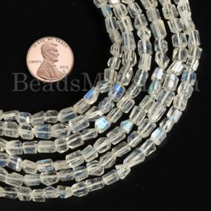 Shop Rainbow Moonstone Chip & Nugget Beads! Rainbow Moonstone Beads, 5×5.5-5x8mm Moonstone Nuggets Shape Beads, Moonstone Faceted Beads, Moonstone Natural Beads, Moonstone Gemstone | Natural genuine chip Rainbow Moonstone beads for beading and jewelry making.  #jewelry #beads #beadedjewelry #diyjewelry #jewelrymaking #beadstore #beading #affiliate #ad