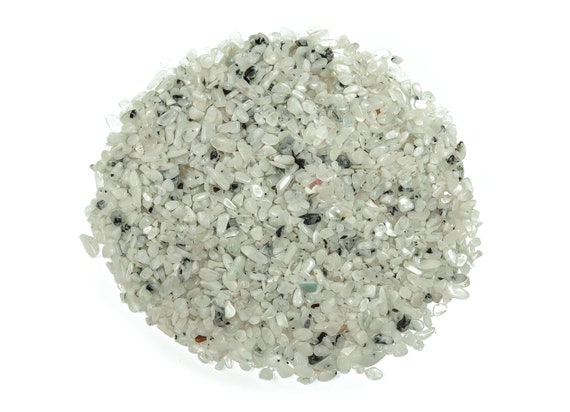 Rainbow Moonstone Chips – Gemstone Chips – Crystal Semi Tumbled Chips - Bulk Crystal - 2-6mm - Cp1137