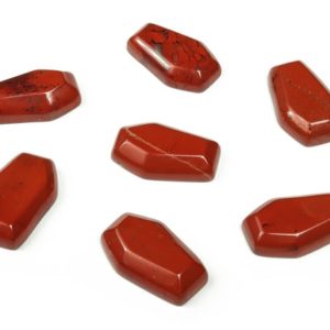 Shop Red Jasper Cabochons! Red Jasper Coffin Crystal – Cabochon – Crystal Carving – 3cm CO1008 | Natural genuine stones & crystals in various shapes & sizes. Buy raw cut, tumbled, or polished gemstones for making jewelry or crystal healing energy vibration raising reiki stones. #crystals #gemstones #crystalhealing #crystalsandgemstones #energyhealing #affiliate #ad