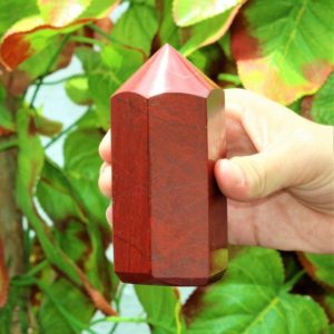Large 120MM Natural Red Jasper Stone Healing Metaphysical Meditation Power 8 Faceted Bullet Point Obelisk Tower | Natural genuine stones & crystals in various shapes & sizes. Buy raw cut, tumbled, or polished gemstones for making jewelry or crystal healing energy vibration raising reiki stones. #crystals #gemstones #crystalhealing #crystalsandgemstones #energyhealing #affiliate #ad