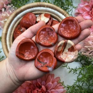 Shop Red Jasper Stones & Crystals! Red Jasper Heart Worry Stone – Root Chakra – No. 311 | Natural genuine stones & crystals in various shapes & sizes. Buy raw cut, tumbled, or polished gemstones for making jewelry or crystal healing energy vibration raising reiki stones. #crystals #gemstones #crystalhealing #crystalsandgemstones #energyhealing #affiliate #ad