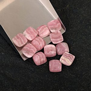 Shop Rhodochrosite Cabochons! RHODOCHROSITE, Natural Rhodochrosite Cabochon, Cushion Shape Rhodochrosite, AAA grade,Flatback abochon, Calibrated size available,Pink Stone | Natural genuine stones & crystals in various shapes & sizes. Buy raw cut, tumbled, or polished gemstones for making jewelry or crystal healing energy vibration raising reiki stones. #crystals #gemstones #crystalhealing #crystalsandgemstones #energyhealing #affiliate #ad