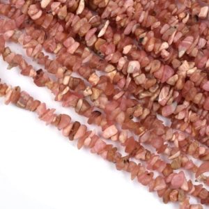 Shop Rhodochrosite Chip & Nugget Beads! AAA Quality 34" Strand Natural Rhodochrosite Nuggets Gemstone Uncut Chips,Raw Beads,Pink Rhodochrosite Rough Smooth Nugget Beads,Uncut Chips | Natural genuine chip Rhodochrosite beads for beading and jewelry making.  #jewelry #beads #beadedjewelry #diyjewelry #jewelrymaking #beadstore #beading #affiliate #ad