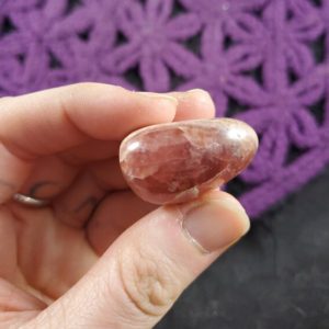 Shop Tumbled Rhodochrosite Crystals & Pocket Stones! Rhodochrosite Tumbled Stone Dark Pink Red Pebble Small Crystal Gem Tumble Crystals Polished love heart Chakra Argentina | Natural genuine stones & crystals in various shapes & sizes. Buy raw cut, tumbled, or polished gemstones for making jewelry or crystal healing energy vibration raising reiki stones. #crystals #gemstones #crystalhealing #crystalsandgemstones #energyhealing #affiliate #ad