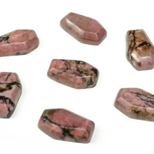 Shop Rhodonite Cabochons! Rhodonite Coffin Crystal – Cabochon – Crystal Carving – 3cm CO1017 | Natural genuine stones & crystals in various shapes & sizes. Buy raw cut, tumbled, or polished gemstones for making jewelry or crystal healing energy vibration raising reiki stones. #crystals #gemstones #crystalhealing #crystalsandgemstones #energyhealing #affiliate #ad