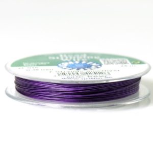 Shop Wire! Roll 25 m jewelry wire amethyst, 7 strands, various thicknesses | Shop jewelry making and beading supplies, tools & findings for DIY jewelry making and crafts. #jewelrymaking #diyjewelry #jewelrycrafts #jewelrysupplies #beading #affiliate #ad