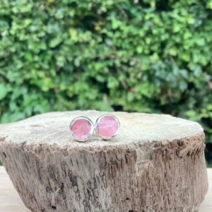 Shop Rose Quartz Earrings! Rose Quartz Silver Studs, Raw Stone Earrings, Mothers Day Gift, Pink Gemstone Earrings | Natural genuine Rose Quartz earrings. Buy crystal jewelry, handmade handcrafted artisan jewelry for women.  Unique handmade gift ideas. #jewelry #beadedearrings #beadedjewelry #gift #shopping #handmadejewelry #fashion #style #product #earrings #affiliate #ad