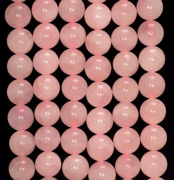Sale !!! 8mm Genuine Madagascar Rose Quartz Gemstone Grade Aa Pink Round Loose Beads 15.5 Inch Full Strand (80006162-487)