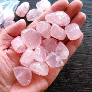 Shop Tumbled Rose Quartz Crystals & Pocket Stones! Rose quartz tumbled stone 1 LARGE Rose crystal stone polished energy crystal quartz metaphysical supplies healing crystal | Natural genuine stones & crystals in various shapes & sizes. Buy raw cut, tumbled, or polished gemstones for making jewelry or crystal healing energy vibration raising reiki stones. #crystals #gemstones #crystalhealing #crystalsandgemstones #energyhealing #affiliate #ad
