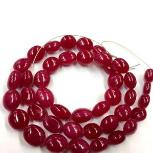 Shop Ruby Bead Shapes! AAA QUALITY–Natural Ruby Smooth Beads Ruby Oval Shape Beads Jewelry Making Ruby Wholesale Ruby Beads Latest Arrival | Natural genuine other-shape Ruby beads for beading and jewelry making.  #jewelry #beads #beadedjewelry #diyjewelry #jewelrymaking #beadstore #beading #affiliate #ad