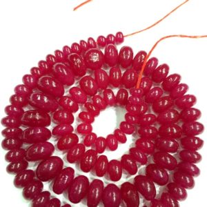 Shop Ruby Rondelle Beads! Extremely Beautiful–So Gorgeous-Natural Ruby Smooth Beads Ruby Rondelle Ruby Gemstone Beads Jewelry Making Ruby Wholesale Ruby Beads Top | Natural genuine rondelle Ruby beads for beading and jewelry making.  #jewelry #beads #beadedjewelry #diyjewelry #jewelrymaking #beadstore #beading #affiliate #ad