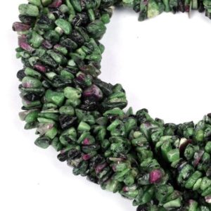 Shop Ruby Zoisite Chip & Nugget Beads! SALE 34inch,1 Strand, Natural Ruby Zoisite Uncut Chips Raw Gemstone Beads,Smooth Raw Beads,Nugget,Rough Beads, Fine Ruby Zoisite Uncut Chips | Natural genuine chip Ruby Zoisite beads for beading and jewelry making.  #jewelry #beads #beadedjewelry #diyjewelry #jewelrymaking #beadstore #beading #affiliate #ad