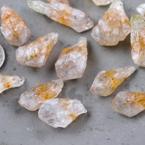 Clear Quartz Point Rutilated Quartz Point Gold Rutilated Point Quartz Point Loose Stone Healing Crystal wholesale | Natural genuine stones & crystals in various shapes & sizes. Buy raw cut, tumbled, or polished gemstones for making jewelry or crystal healing energy vibration raising reiki stones. #crystals #gemstones #crystalhealing #crystalsandgemstones #energyhealing #affiliate #ad