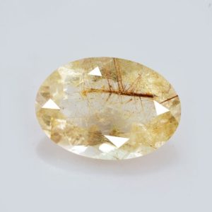 Shop Rutilated Quartz Shapes! Rutilated Quartz Multi Color Faceted Cut Oval 24.50×17.20×10.6 mm Loose Gemstone | 24.75 carat Oval Cut Multi Color RUTILE QUARTZ | Natural genuine stones & crystals in various shapes & sizes. Buy raw cut, tumbled, or polished gemstones for making jewelry or crystal healing energy vibration raising reiki stones. #crystals #gemstones #crystalhealing #crystalsandgemstones #energyhealing #affiliate #ad