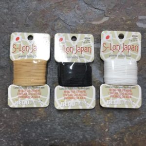 Shop Beading Thread! S-Lon Japan Polyester Beading Thread Medium 0.3 mm | Shop jewelry making and beading supplies, tools & findings for DIY jewelry making and crafts. #jewelrymaking #diyjewelry #jewelrycrafts #jewelrysupplies #beading #affiliate #ad