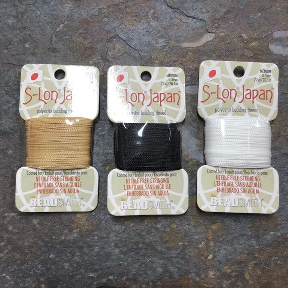 S-lon Japan Polyester Beading Thread Medium 0.3 Mm