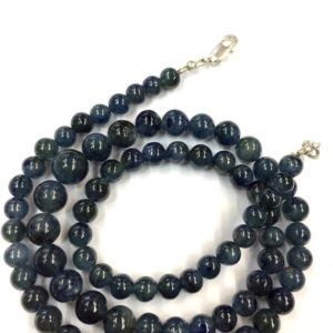 Shop Sapphire Round Beads! Natural Gem Blue Sapphire Smooth Round Beads Sapphire Round Gemstone Beads Blue Sapphire Smooth Beads 18" Strand Top Quality New Arrival | Natural genuine round Sapphire beads for beading and jewelry making.  #jewelry #beads #beadedjewelry #diyjewelry #jewelrymaking #beadstore #beading #affiliate #ad
