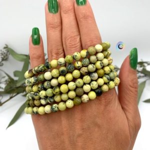 Shop Serpentine Bracelets! Serpentine Beaded Stretchy Bracelets | 6mm beads | Serpents stone | Natural genuine Serpentine bracelets. Buy crystal jewelry, handmade handcrafted artisan jewelry for women.  Unique handmade gift ideas. #jewelry #beadedbracelets #beadedjewelry #gift #shopping #handmadejewelry #fashion #style #product #bracelets #affiliate #ad