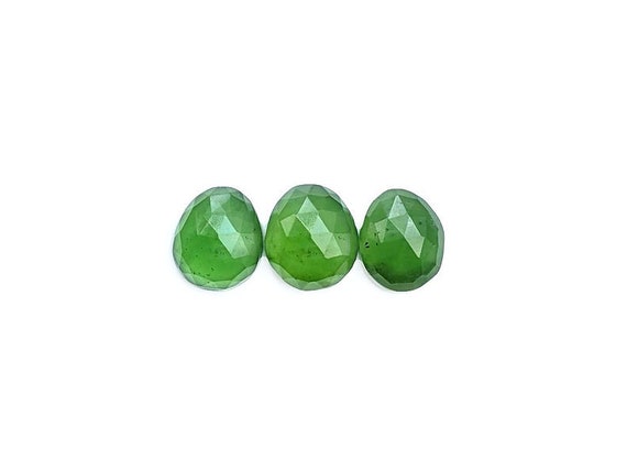 Serpentine Cabochons Rose Cut - 10 To 10.5 Mm - Choose A Single Cabochon Or A Set Of 3