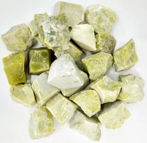 Raw Serpentine Rough Stones, Natural Serpentine 1 Inch Raw Stones ~ Rough Rocks ~raw Gemstones ~serpentine Raw Crystals ~  Rough Gemstone