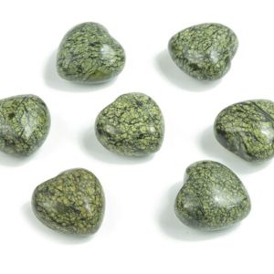 Shop Serpentine Stones & Crystals! Asterite Serpentine Heart Gemstone – Asterite Serpentine Shaped Healing Stones – 15x15x9mm – HE1038 | Natural genuine stones & crystals in various shapes & sizes. Buy raw cut, tumbled, or polished gemstones for making jewelry or crystal healing energy vibration raising reiki stones. #crystals #gemstones #crystalhealing #crystalsandgemstones #energyhealing #affiliate #ad
